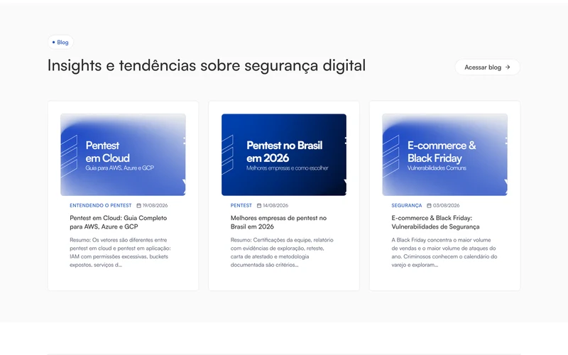 Blog da Vantico sobre segurança digital